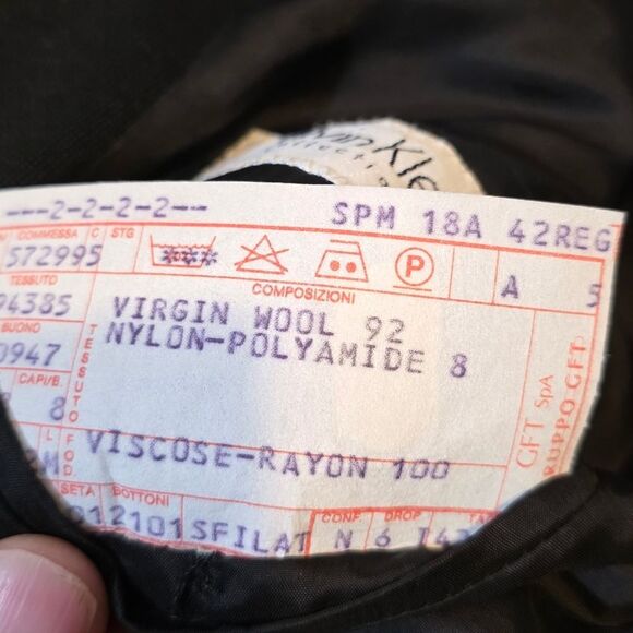 Calvin Klein Italian Suit Mens 42R - Picture 3 of 9